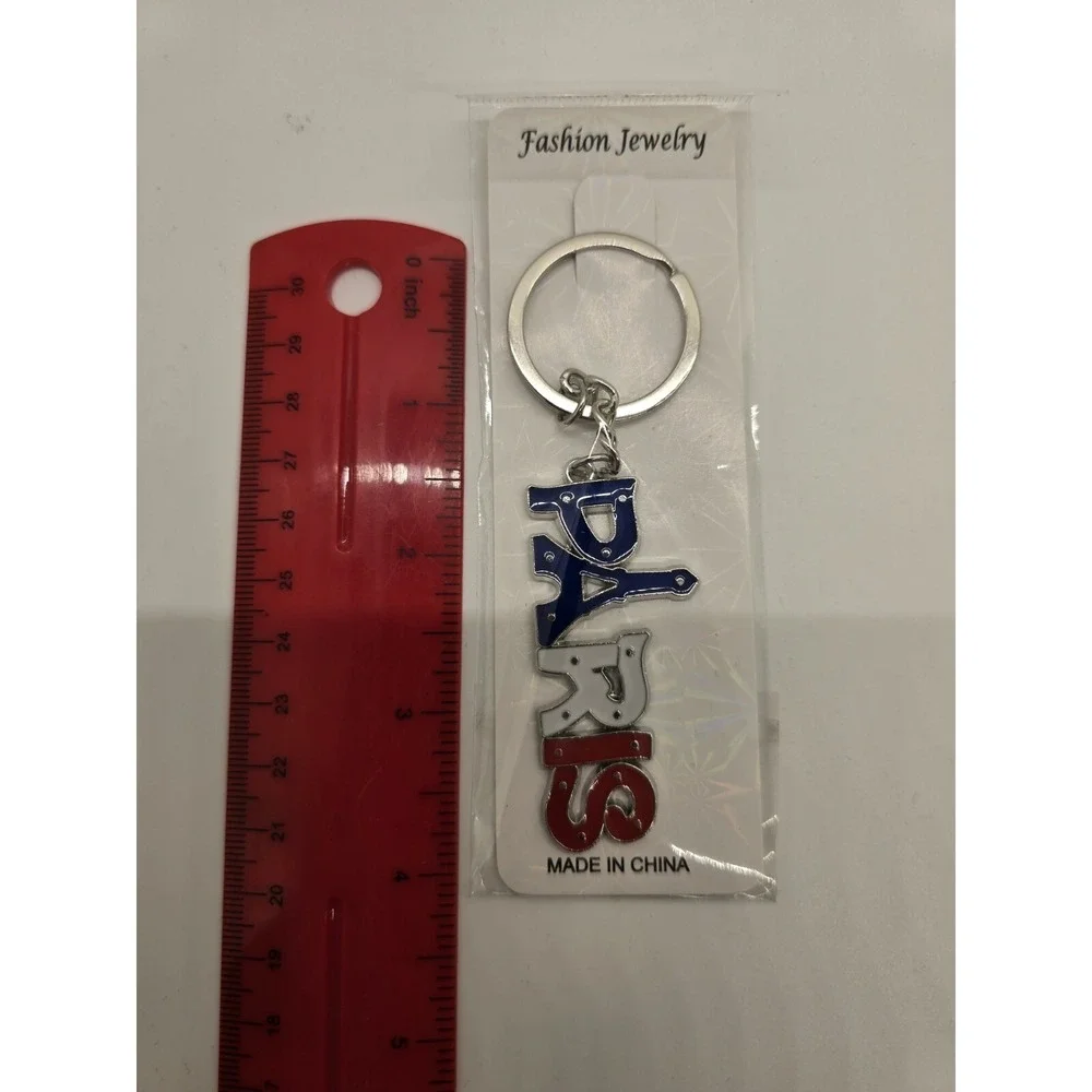 Paris Keychain, France Souvenir Gifts, Eiffel Tower French Flag Key Chains